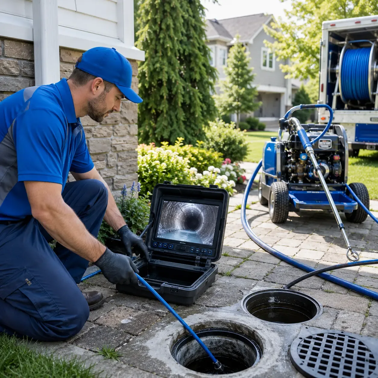 Outdoor drain cleaning professionals serving Ladoga, IN